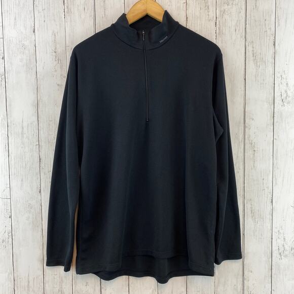 Marmot Other - Marmot Black 1/2 Zip Lightweight Pullover Long Sleeve Shirt Men's Large